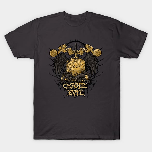 Chaotic Evil T-Shirt by LetterQ